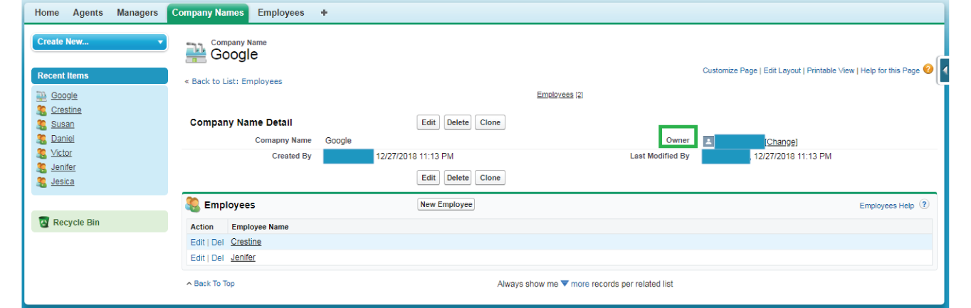 Master Detail Relationship in salesforce